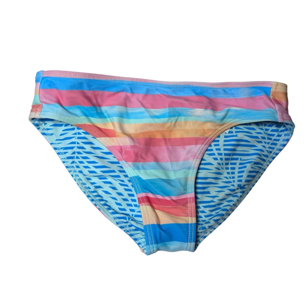 ATHLETA GIRL girls youth reversible swim bottom size M 8-10 NWT